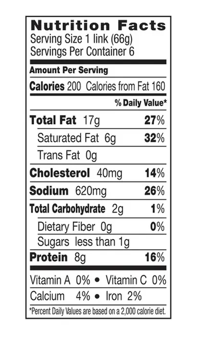 Johnsonville Beddar with Cheddar Smoked Sausages, 6ct