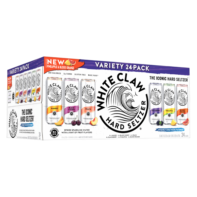 White Claw Hard Seltzer Variety 24pk 12oz Can