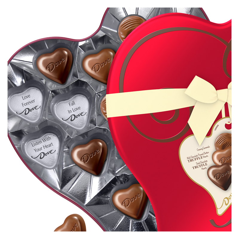 Dove Assorted Chocolates Heart Tin 9.82oz 