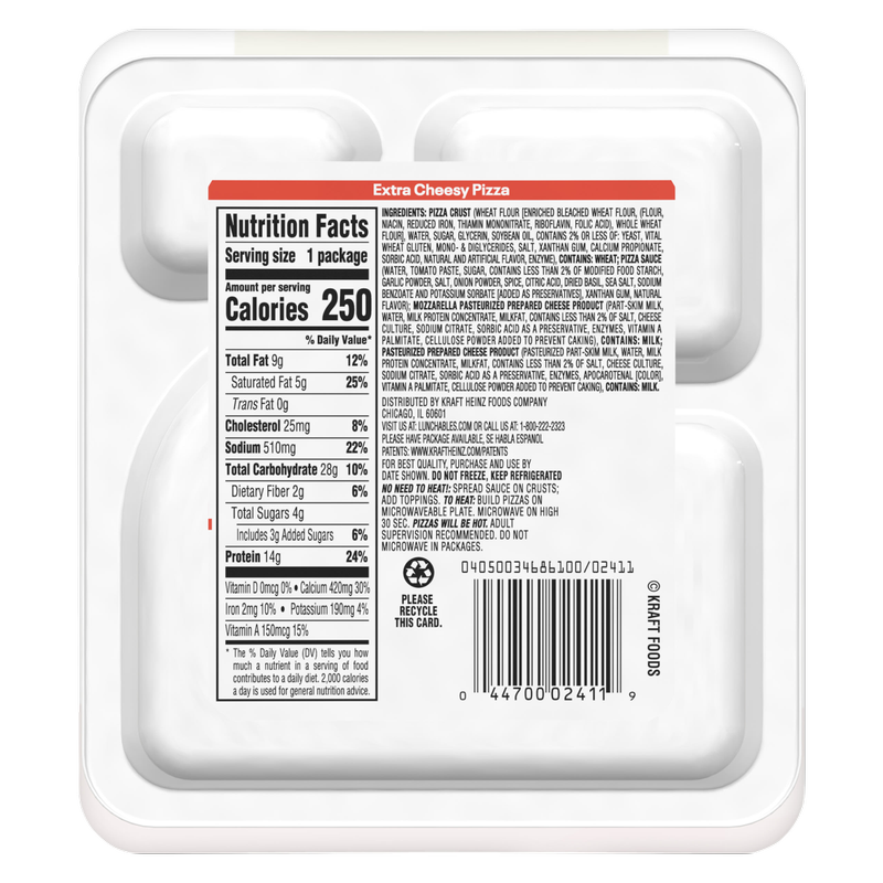 Lunchables Extra Cheesy Pizza - 4.2oz