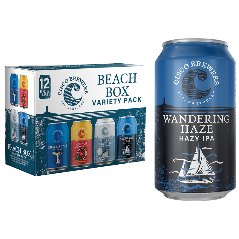 Cisco Brewers Beach Box Variety Pack 12pk 12oz Can ABV Varies