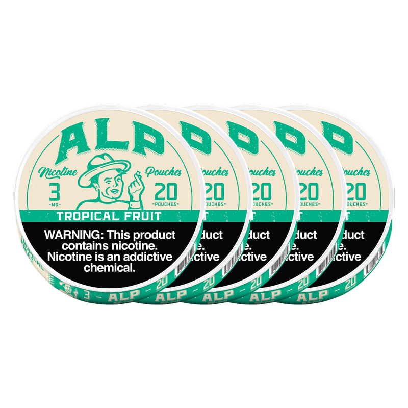ALP 5-pk Tropical Fruit Nicotine Pouches, 3mg