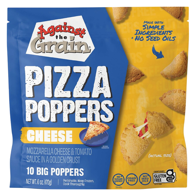 Against The Grain Cheese Pizza Poppers 6oz