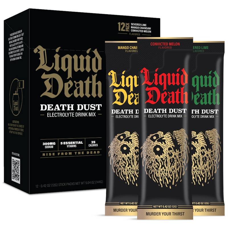 Liquid Death Death Dust Variety Pack Electrolyte Drink Mix 12 pk