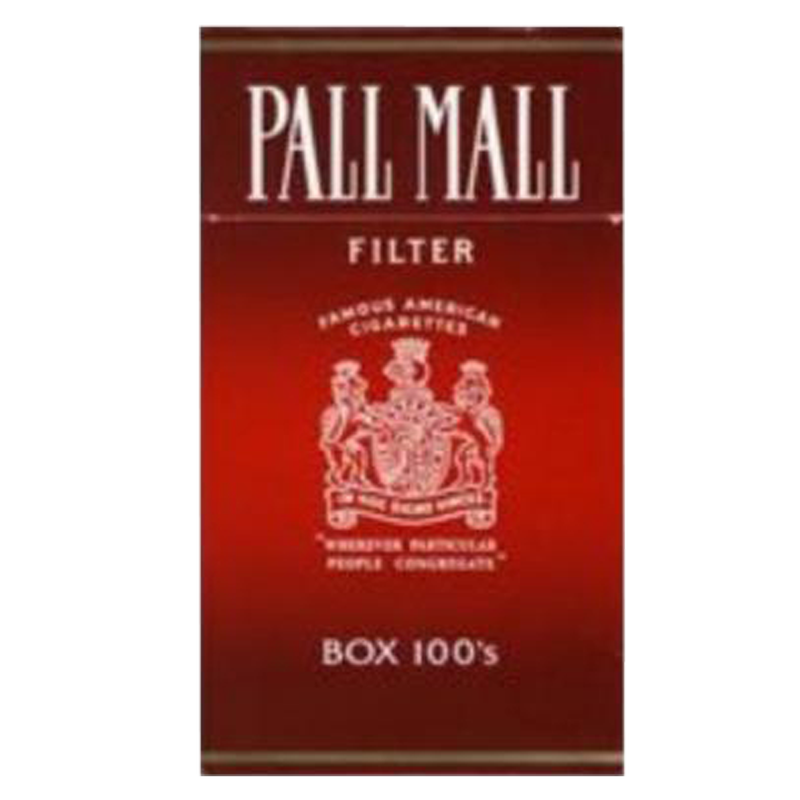 Pall Mall Red Box 100's Cigarettes 1pk