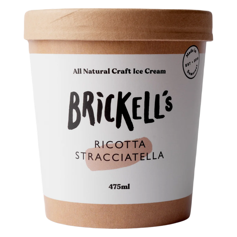 Brickell's Ricotta Stracciatella Ice Cream, 475ml