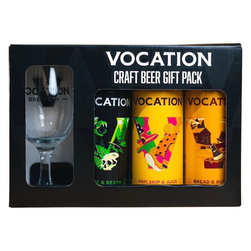 Vocation Pale Ale Gift Pack Cans & Glass, 3 x 440ml