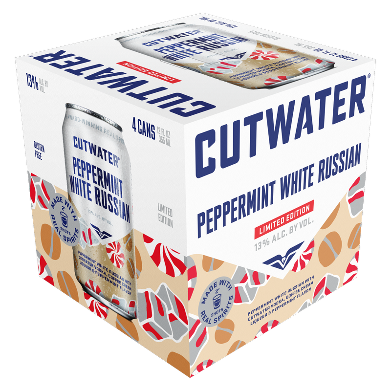 Cutwater Peppermint White Russian Limited Edition 12oz 4pk