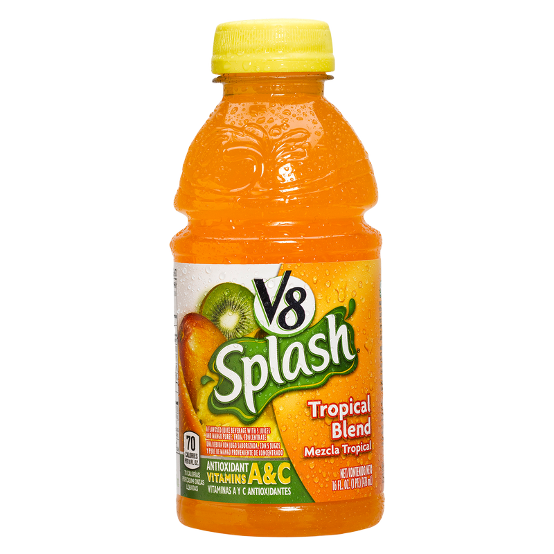 V8 Splash Tropical Blend Juice 16oz Btl