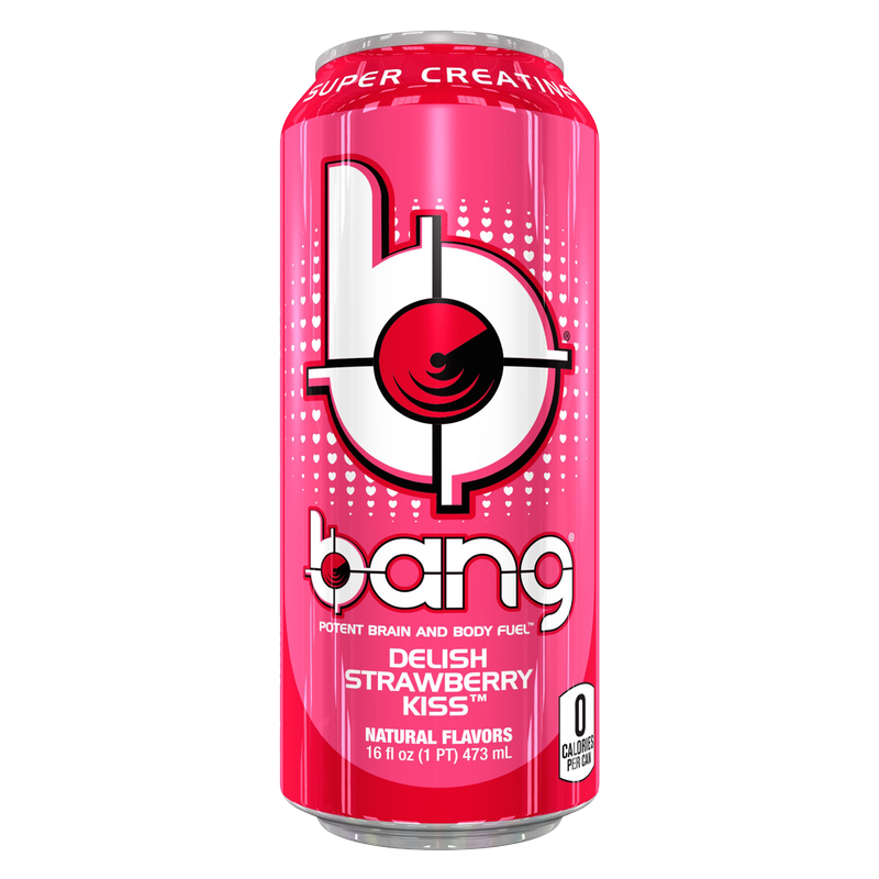 Bang Energy Delish Strawberry Kiss 16oz Can