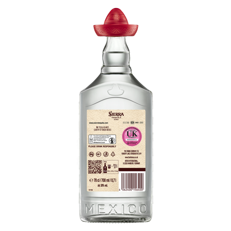 Sierra Tequila Blanco, 50cl