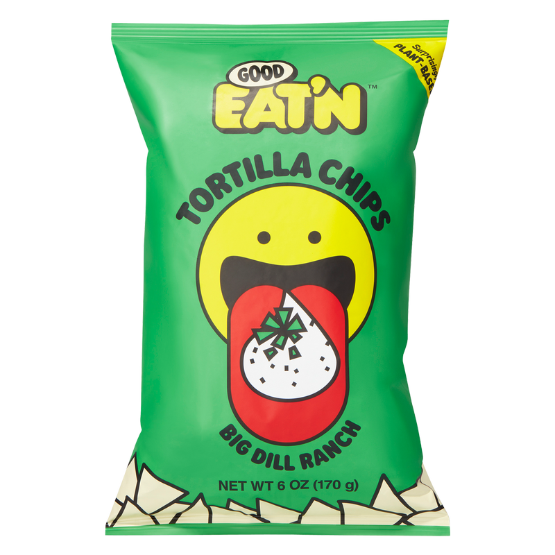 Good Eat'n Big Dill Ranch Tortilla Chips 6oz Bag