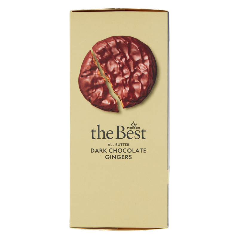 Morrisons The Best All Butter Dark Chocolate Gingers, 200g