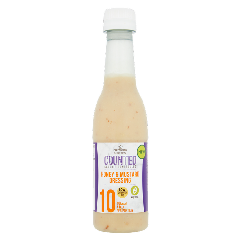 Morrisons Counted Calorie Controlled Honey & Mustard Dressing, 250ml