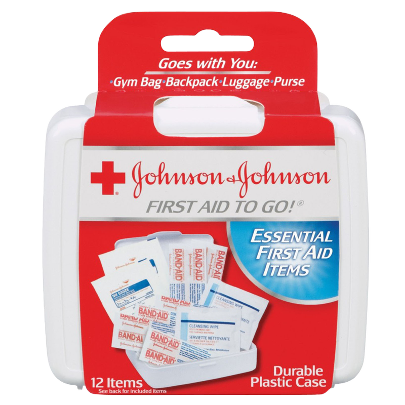 Johnson & Johnson Essential First Aid To Go Kit