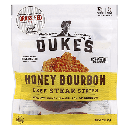 Duke's Honey Bourbon Beef Steak Stripes 2.5oz