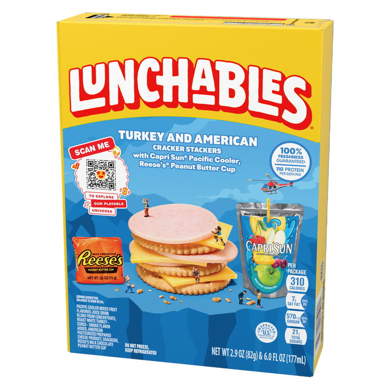 Lunchables Turkey & American Cheese Lunch Combinations with Capri Sun - 8.9oz