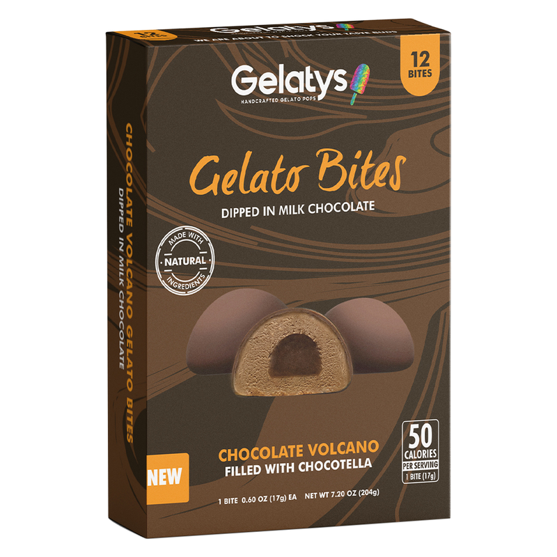 Gelatys Chocolate Volcano Bites 12pk 7.2oz