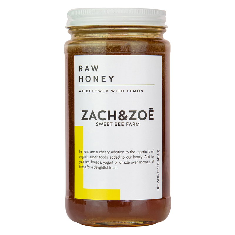 Zach & Zoe Wildflower Honey with Lemon 16oz