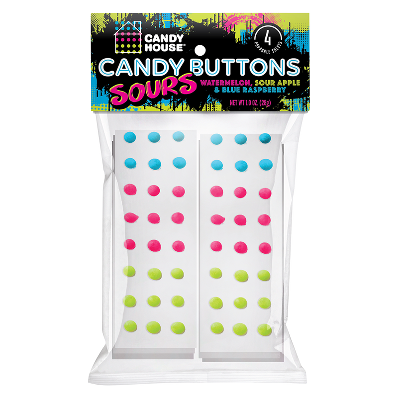 Candy House Candy Buttons Sour 1oz