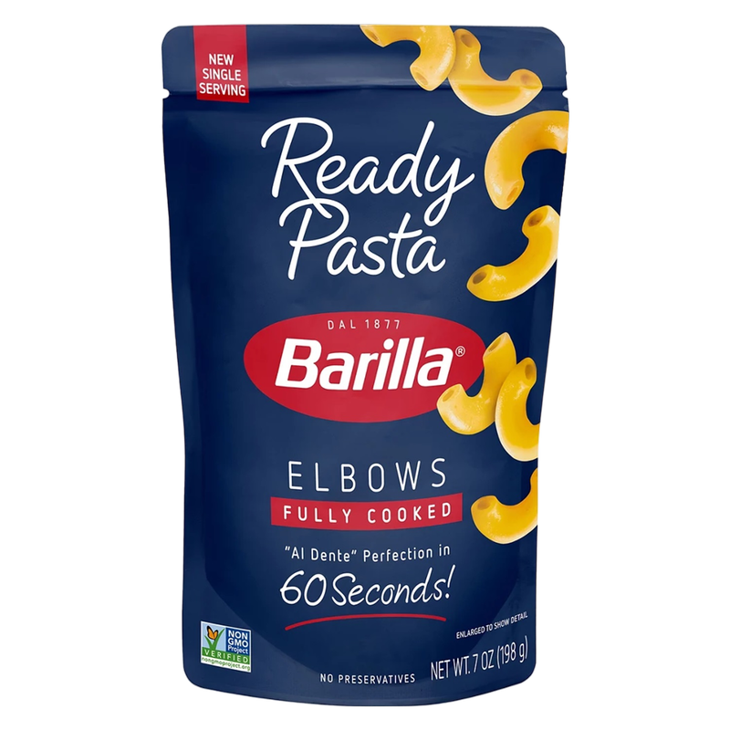 Barilla Ready Pasta Fully Cooked Pasta Elbows, 7oz. 