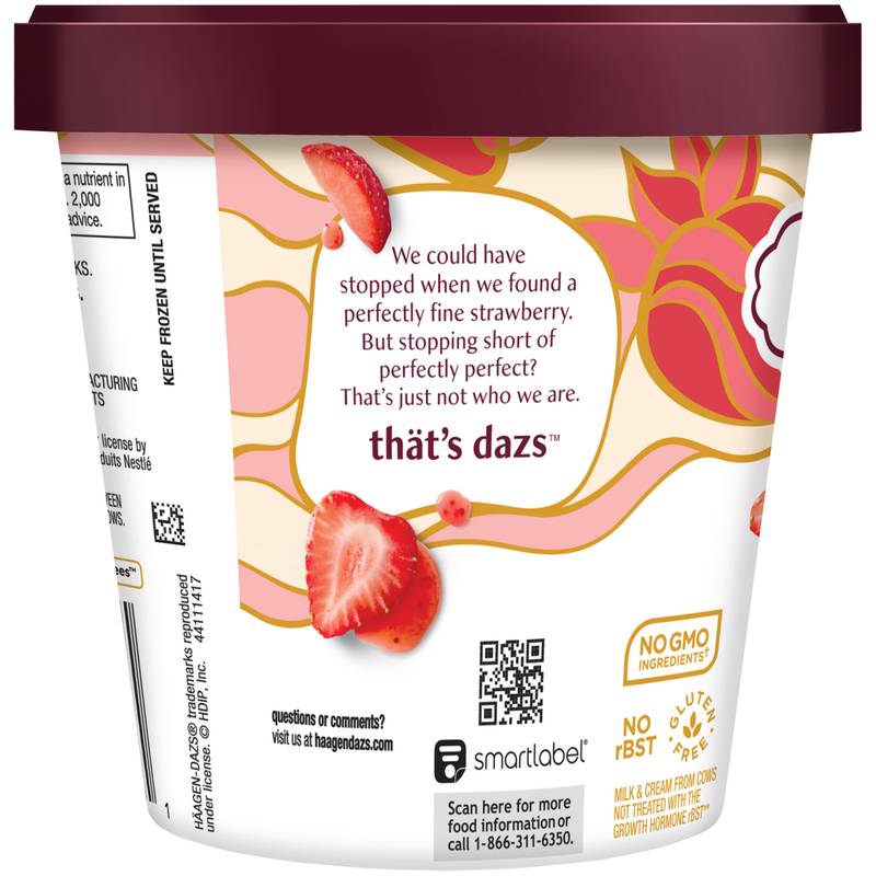 Haagen-Dazs Strawberry Ice Cream Pint