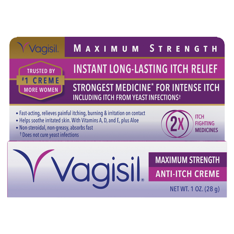 Vagisil Maximum Strength Anti-Itch Cream 1oz