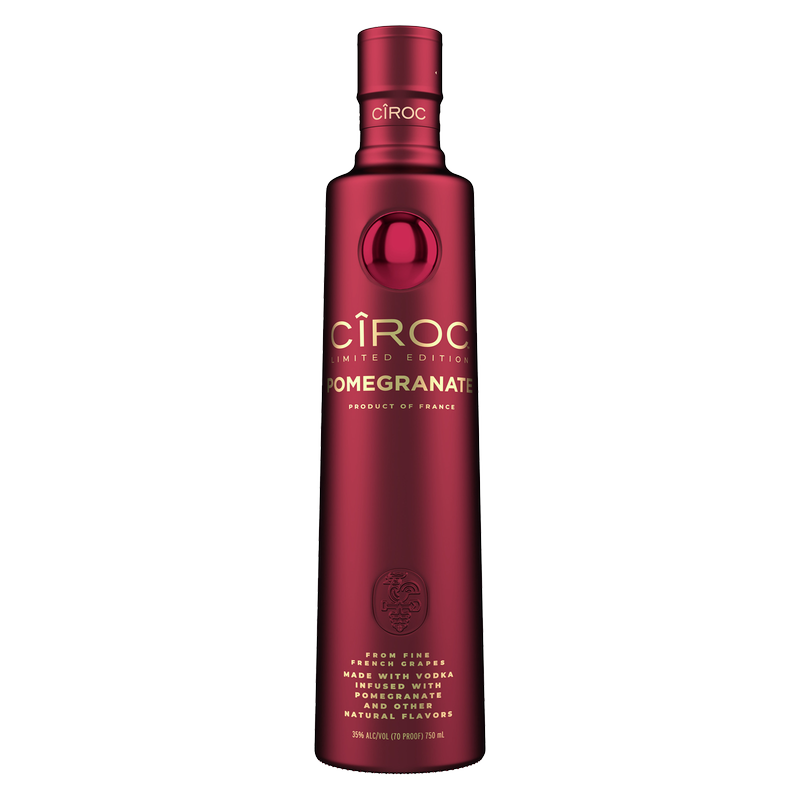 CIROC Limited Edition Pomegranate (Made with Vodka Infused with Natural Flavors), 750 mL