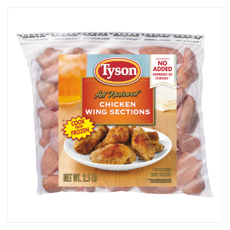 Tyson Frozen Chicken Wings - 2.5lb