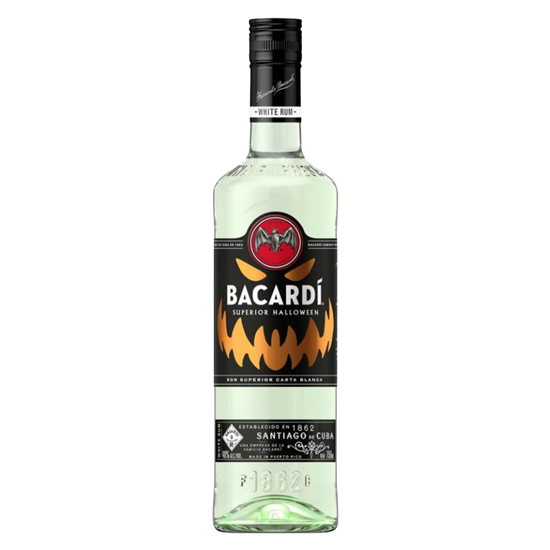 DNU Bacardi Rum Superior 80 Halloween Edition 750ml