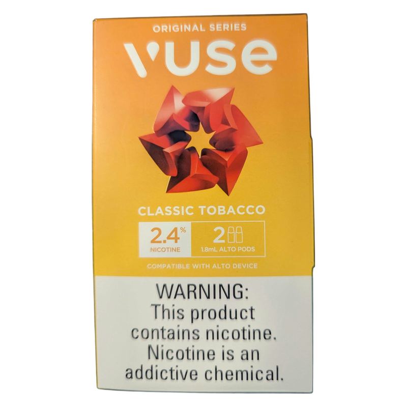 Vuse Alto E-cigarette Pod Classic Tobacco 2.4% Nicotine 2ct