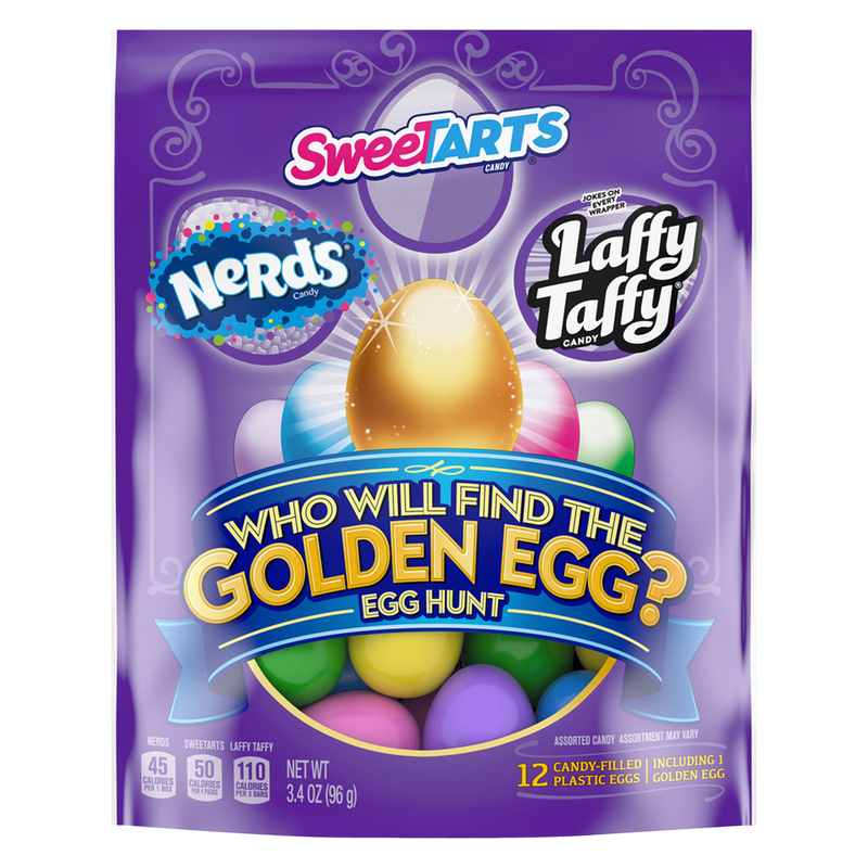 Wonka Golden Egg Hunt Plastic Candy-Filled Eggs 12ct