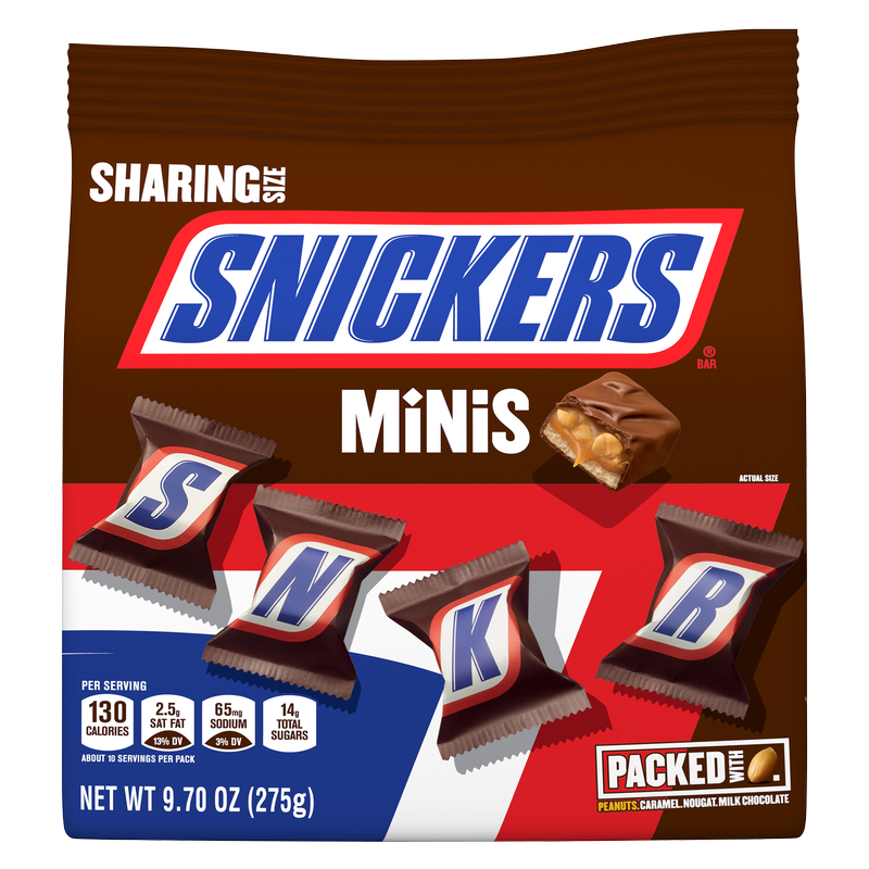 Snickers Minis Candy Bars Sharing Size 9.7oz