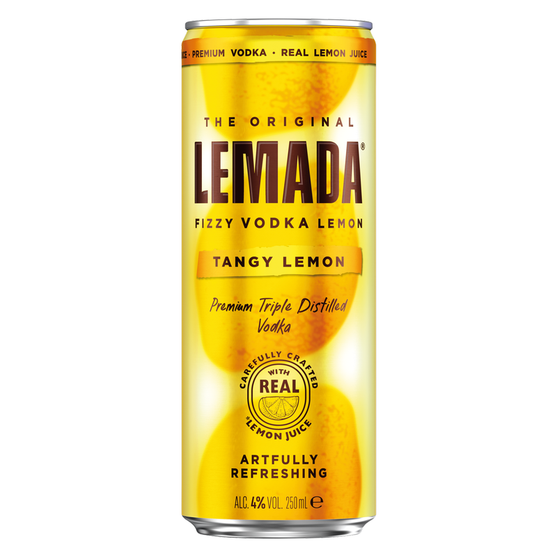 Lemada Fizzy Vodka Lemon, 250ml