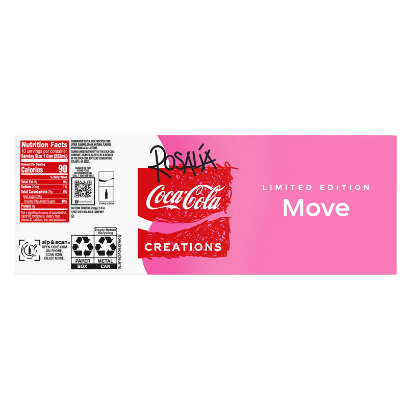 Coke Creations Move Mini Can 10pk 7.5oz Can