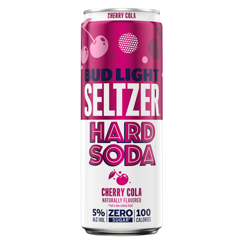 Bud Light Seltzer Hard Soda Cherry Cola Single 12oz Can 5.0% ABV