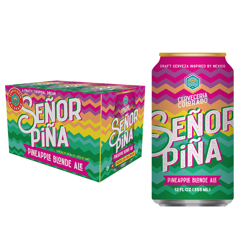 Cerveceria Colorado SeÃ±or PiÃ±a Pineapple Blonde Ale 6pk 12oz Can 5.0% ABV