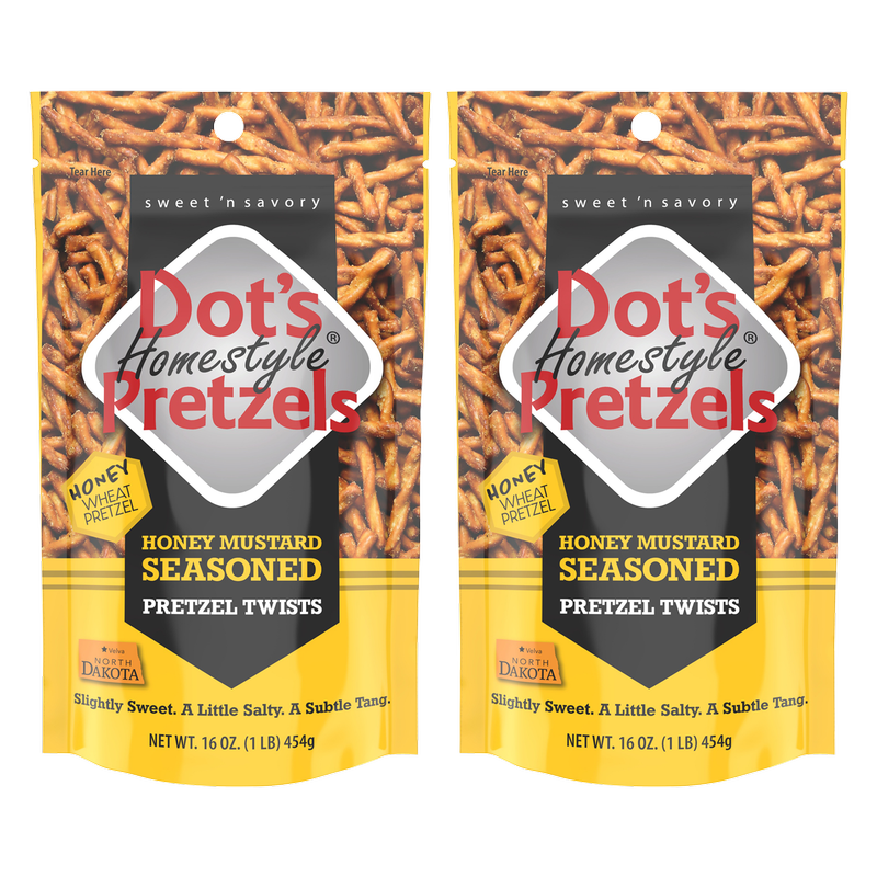 2ct - Dot's Honey Mustard Pretzels 