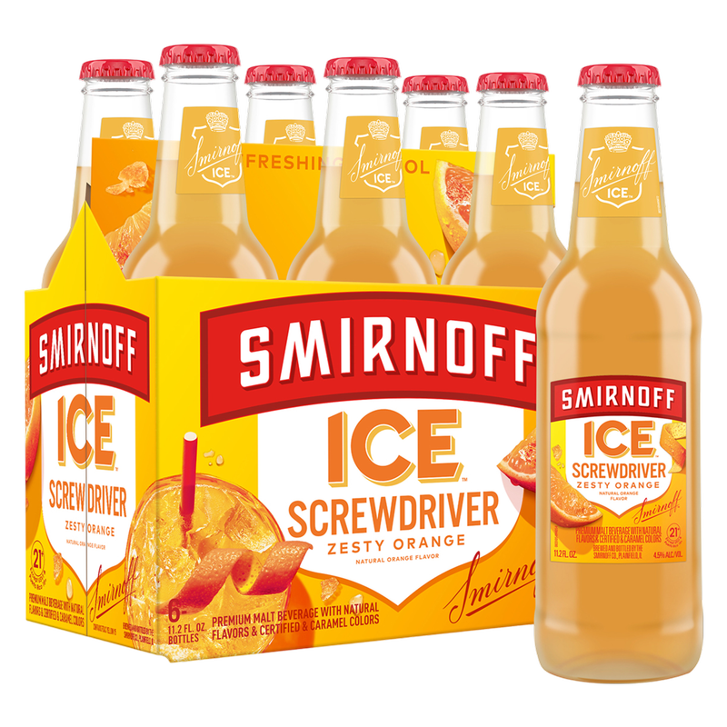 Smirnoff Ice Screwdriver 6pk 11.2oz Btl 4.5% ABV