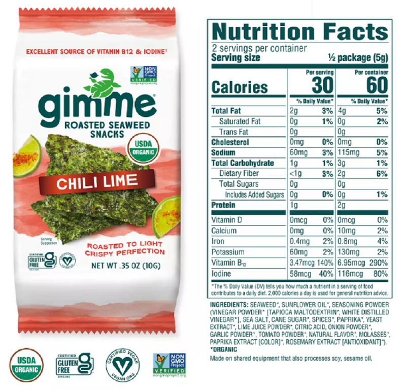 Gimme Organic Chili Lime 0.35oz