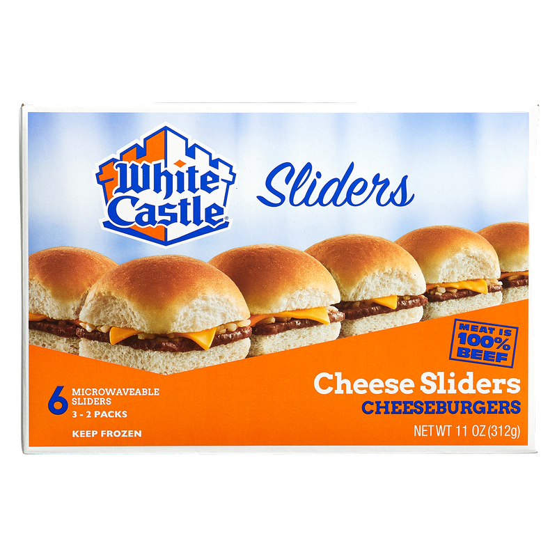 White Castle Cheeseburger Sliders 6ct