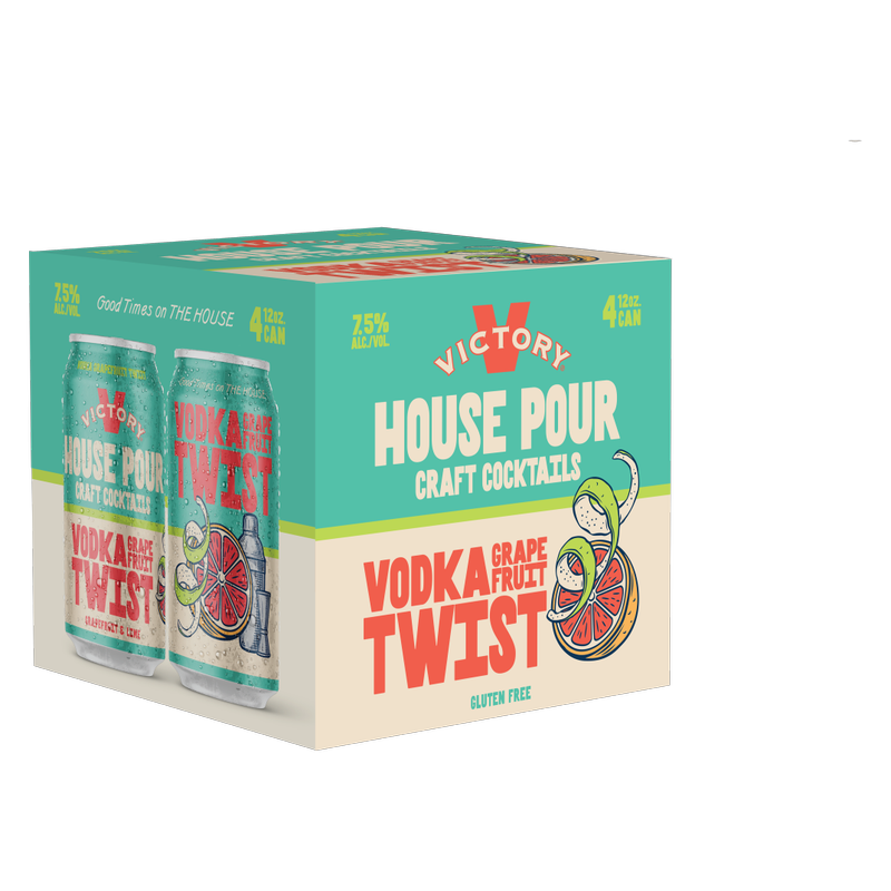 Victory Vodka Grapefruit Twist RTD 4pk 12oz Can 7.5% ABV
