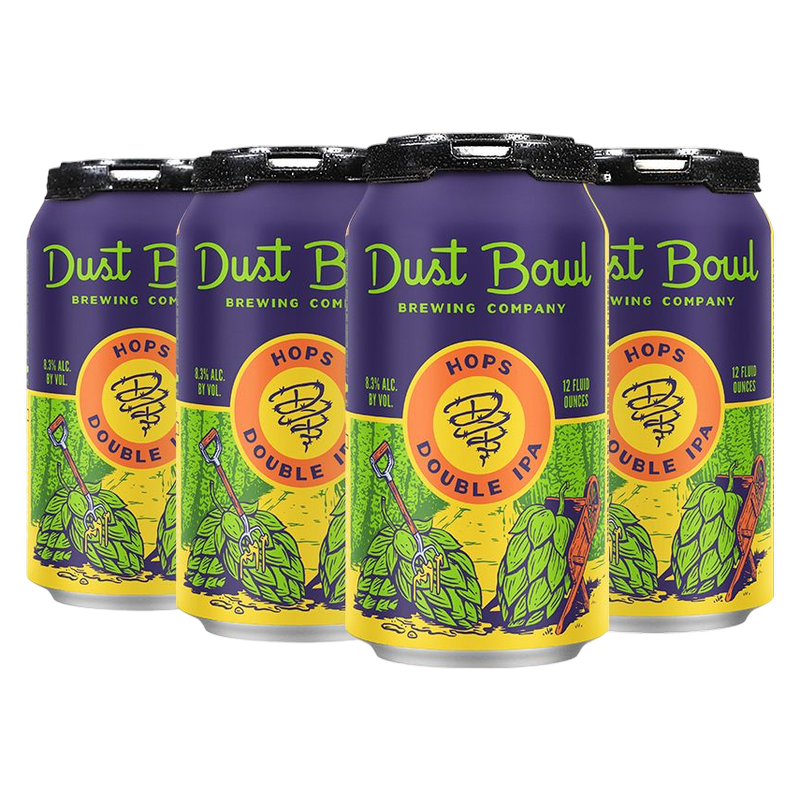 Dust Bowl Brewing Co. Hops Double IPA 6pk 12oz Cans