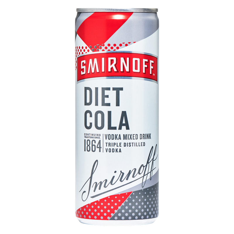 Smirnoff Vodka & Diet Cola, 250ml