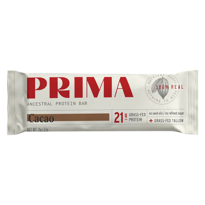 Prima Protein Bar, Cacao, 2oz