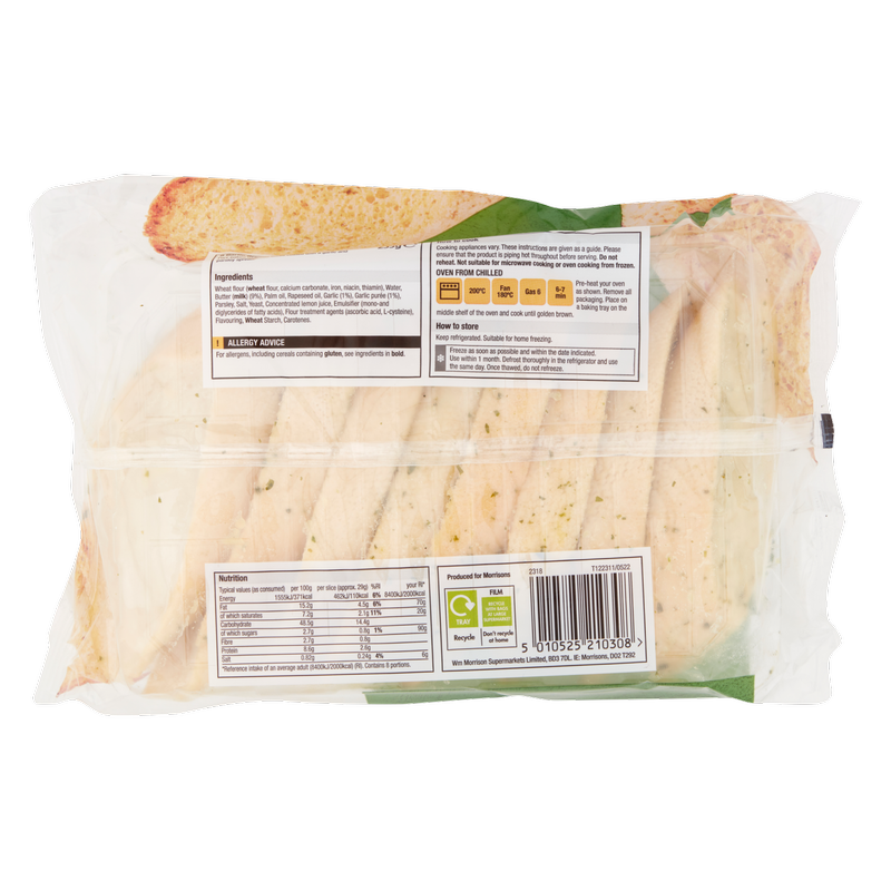 Morrisons 8 Garlic Bread Slices, 235g