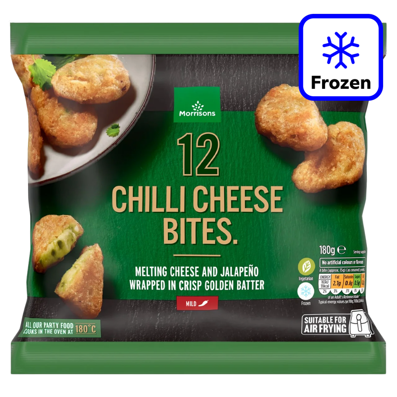 Morrisons 12 块辣椒奶酪块，180g