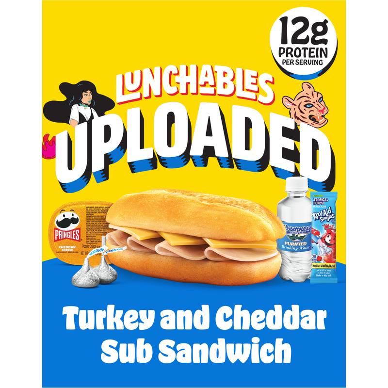 Lunchables Uploaded Turkey and Cheddar Sub Sandwich - 15oz