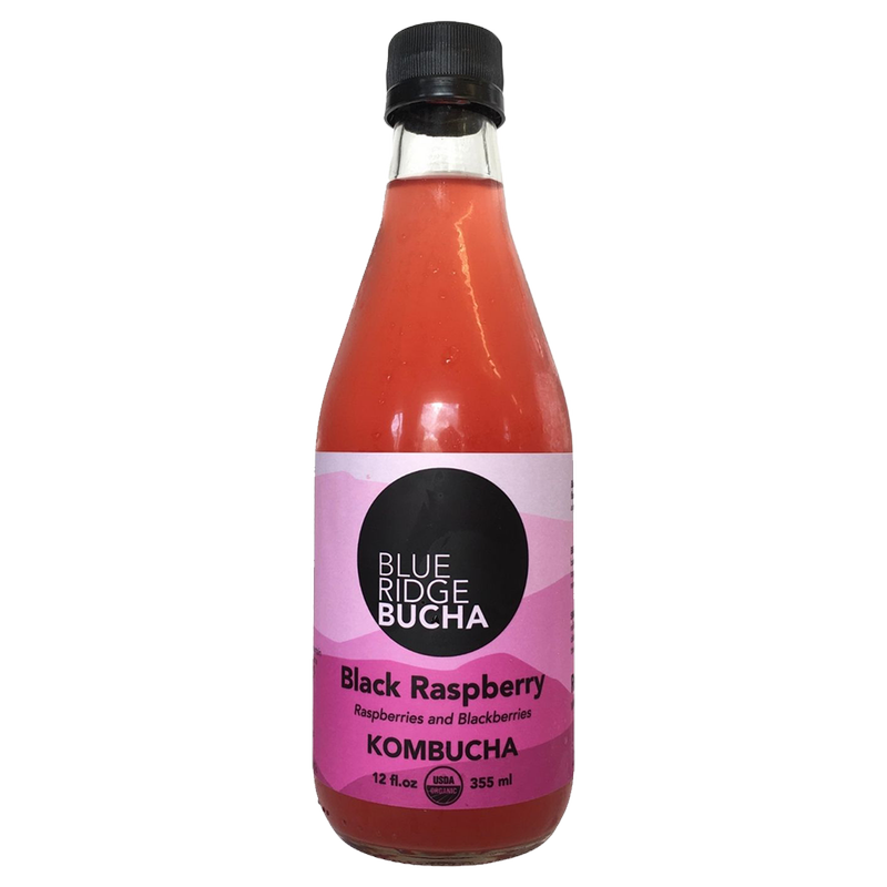 Blue Ridge Bucha Black Raspberry Organic Kombucha 12oz