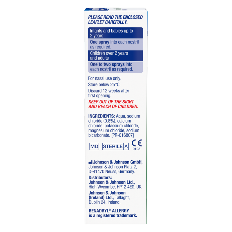 Benadryl Allergy Natural Relief Nasal Spray, 15ml
